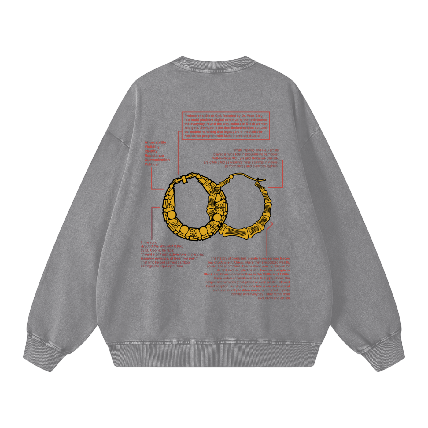 BAMBOO OG Snow Washed Sweatshirt