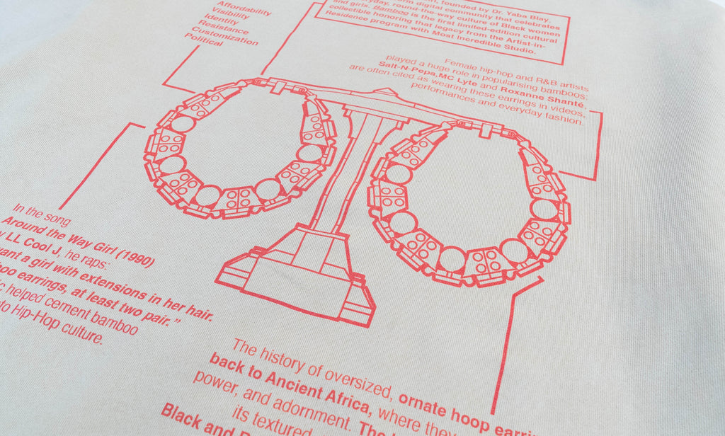 BAMBOO Double Up Snow Washed Sweatshirt